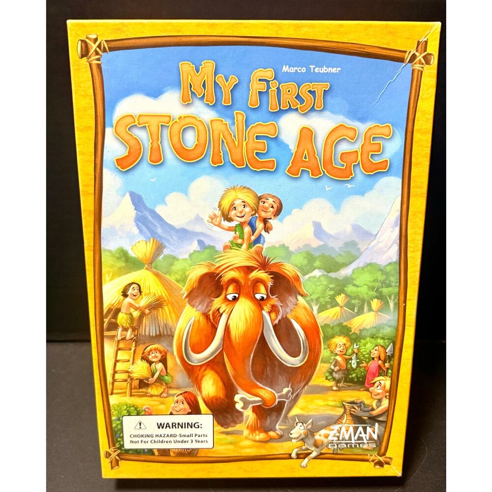My First Stone Age: Kids - Childerns Board Game Z-Man Games Complete